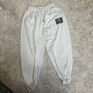 Adidas Heather Gray Joggers